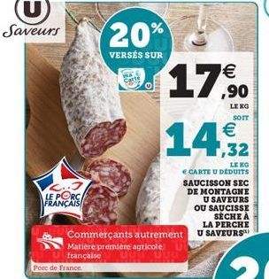 saucisson sec de montagne