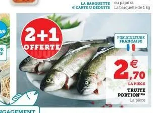 2+1  offerte  portion