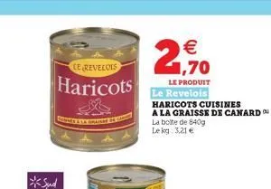 haricots canard-duchene