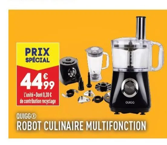 quigg robot culinaire multifunction