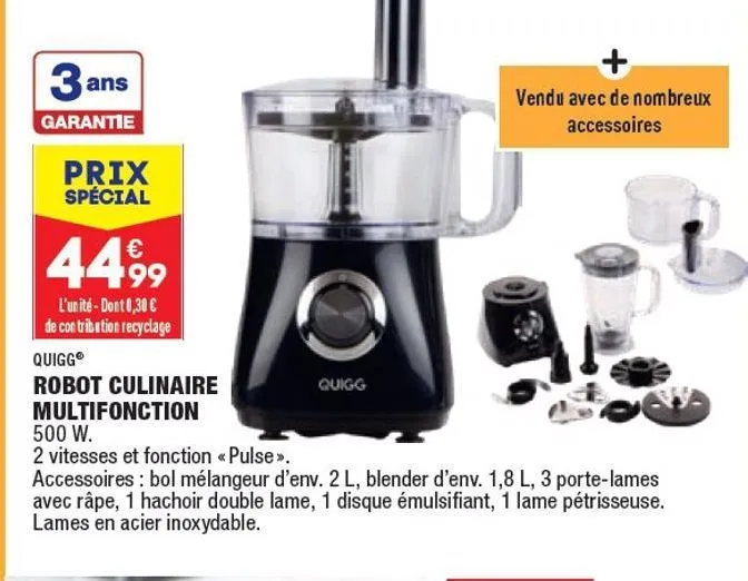 robot culinaire multifunction