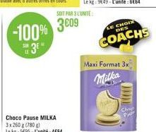 Maxi Format 3x Milka  Chop