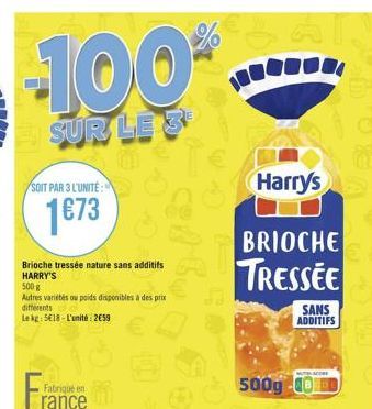 brioche tressée Harry's