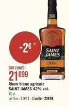 -2"  MINT  SAINT JAMES  Vo