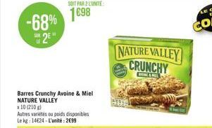 NATURE VALLEY CRUNCHY  RING & MEL