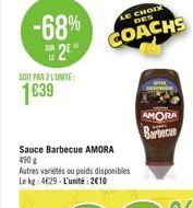 sauce barbecue Amora