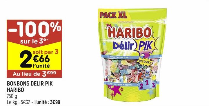 bonbons delir pik Haribo