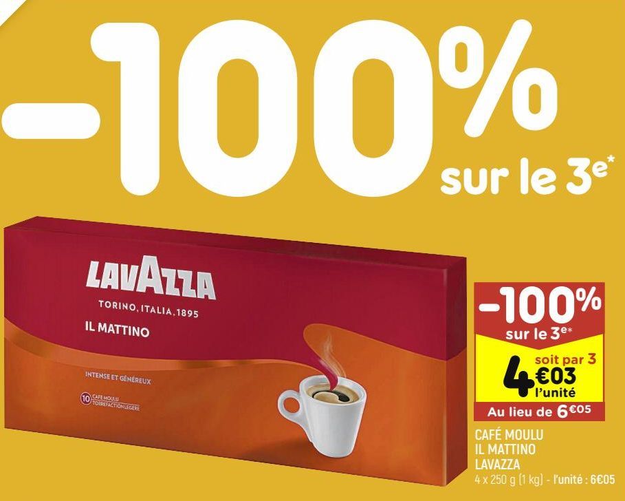 café moulu il matino lavazza