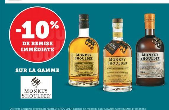 white GEE  LATION  PROME  WOMARS  MONKEY  SHOULDER