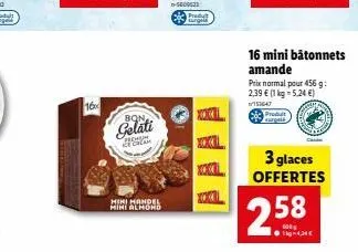16x  le produit identique  bon  gelati  hihi handel mini almond