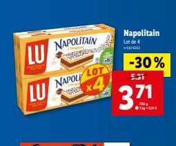Napolitain Lot de 4 -6414262  -30%  5.31  3.71