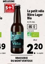 Le petit vélo Bière Lager Bio  4,5% Vol.  IBU 12