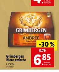 GRIMBERGEN AMBRÉE  -30% 9.79
