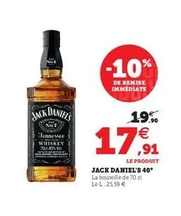not  jennessee whiskey 70x140% v
