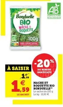 ab  agriculture biologique  à saisir  1.99