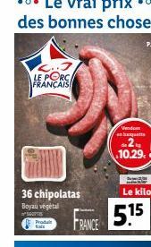 FRANCE  Le kilo  5.15