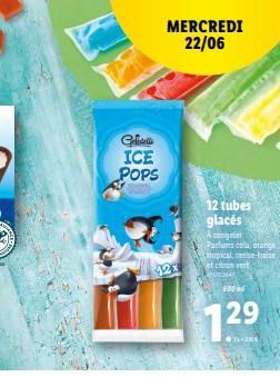 Gefel ICE POPS  MERCREDI 22/06  12x