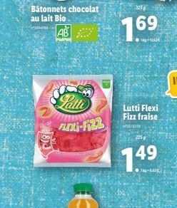 Platte  325  16?  ?Tig-FLEUC  Lutti Flexi Fizz fraise  2259