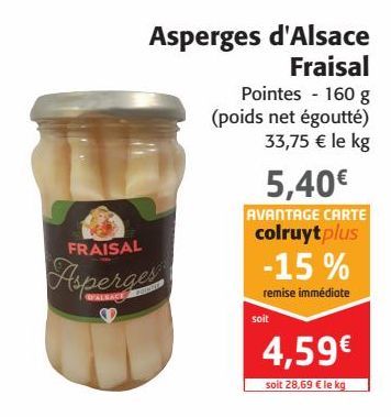 Asperges d'Alsace Fraisal