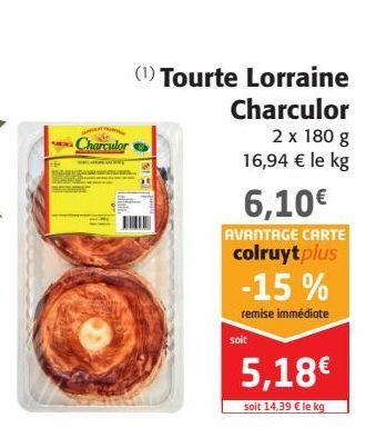 Tourte Lorraine Charculor