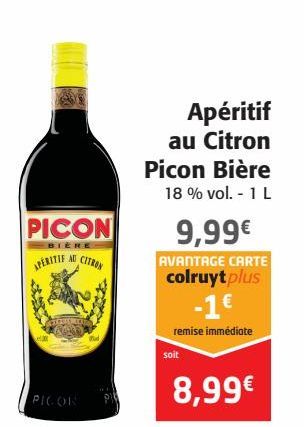 Apéritif au citron Picon Bière