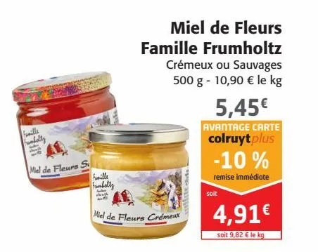 miel de fleurs famille frumholtz