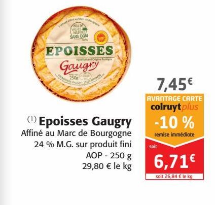 Epoisses Gaugry