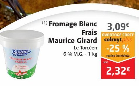 Fromage Blanc Frais Maurice Girard