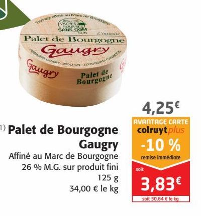 Palet de Bourgogne Gaugry