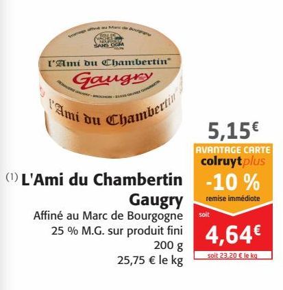 L'Ami du chambertin Gaugry