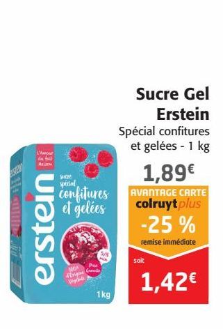 Sucre Gel Ersten