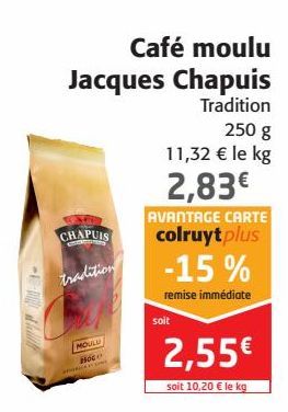 Café moulu Jacques Chapuis