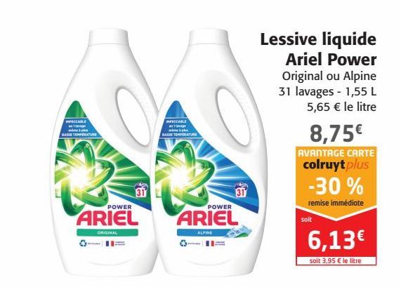 Lessive liquide Ariel Power
