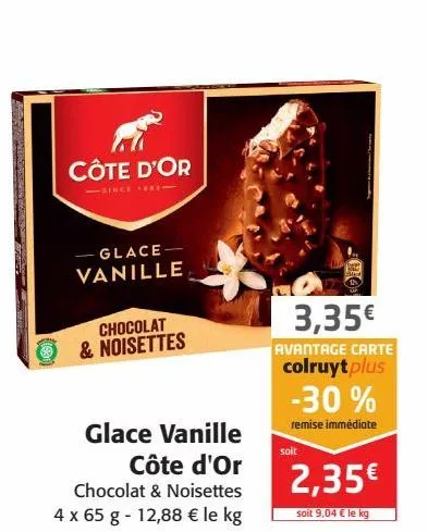 glace vanille cote d'or