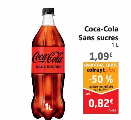 Coca cola Sans sucres