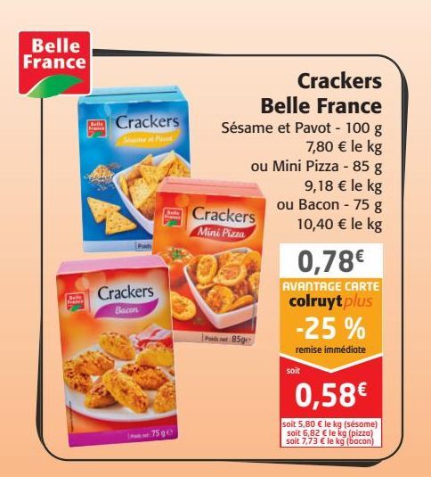 Crackers Belle France