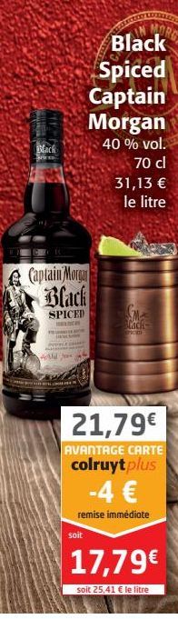 Black Spiced Captain Morgan