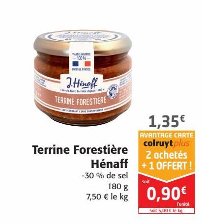 Terrine Forestière Hénaff