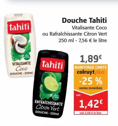Douche Tahiti