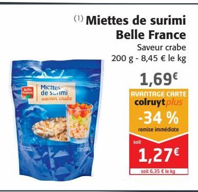 Miettes de surimi Belle France