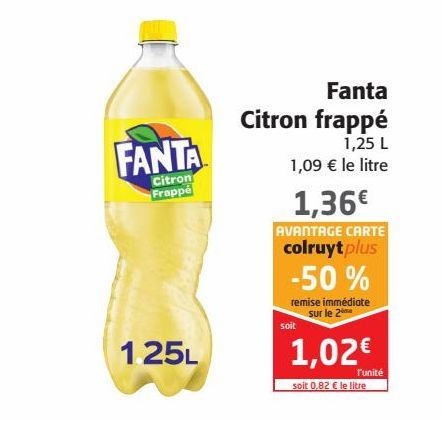 Fanta Citron frappé