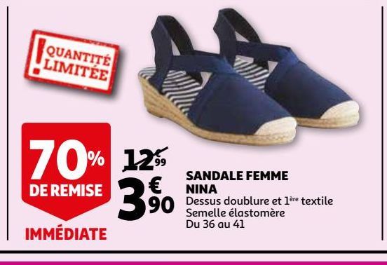 sandales femme nina