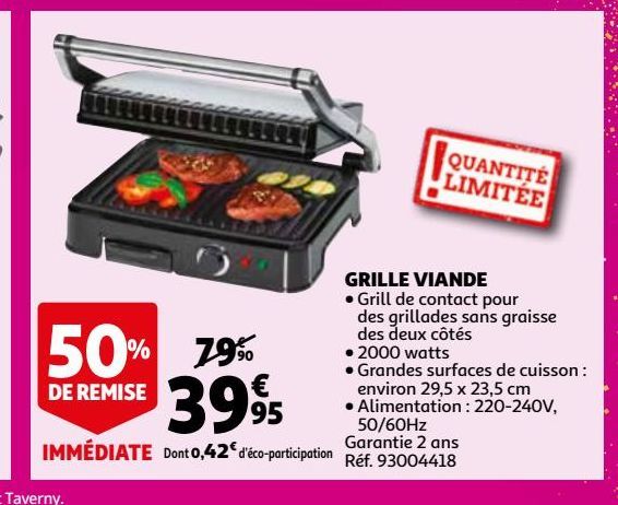 Grille viande