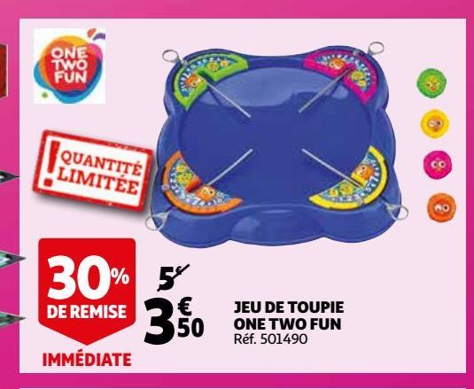 Jeu de toupie One Two Fun