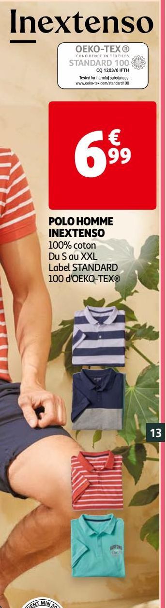 polo homme inextenso