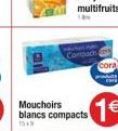 Mouchoirs blancs compacts  Compact  cora  1