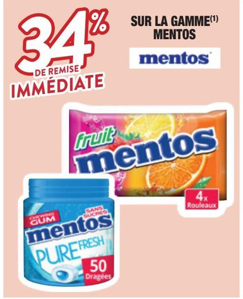 chewing-gums Mentos