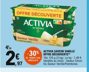 vanille Activia