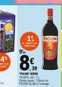 -1.  DE REDUCTION IMMEDIATE  9,69  *  PICON