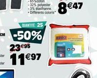 QUANTITE: 25  -50% 23 95  11  97  BODO  Co